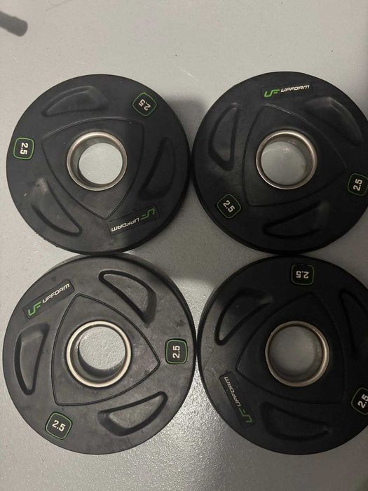 Obciążenie olimpijskie gumowane HQ 2,5kg UpForm - 2 sztuki