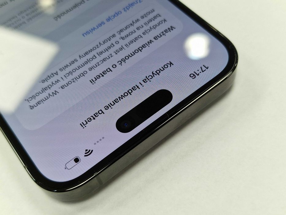 Iphone 14 PRO MAX 128GB/ Space Black/ BAT 76%/ Grade B + ładowarka