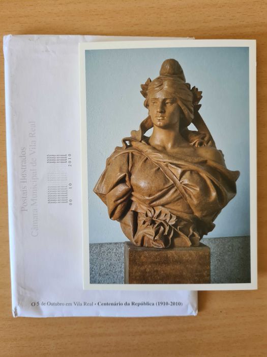 Coleção de 12 postais ilustrados sobre o 5 de Outubro em Vila Real