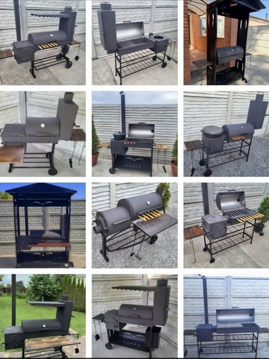 Ідеальний Подарунок! 4мм! Посилений! Мангал с Коптильней и печкой