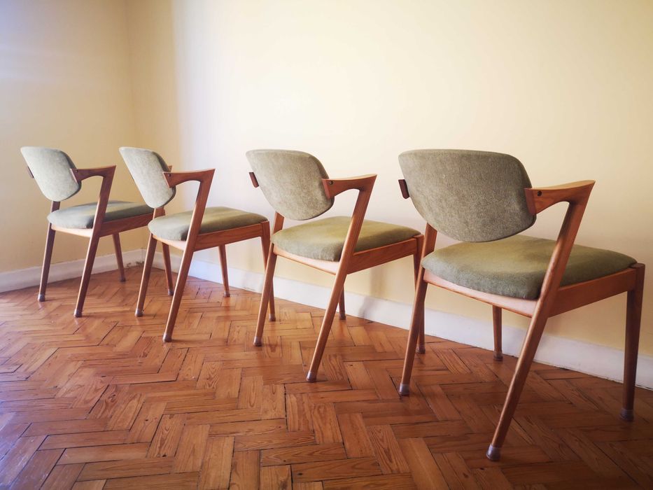 Cadeira Kai Kristiansen mod. 42 Estilo Nórdico / Escandinavo / Vintage / Retro