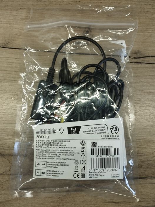 Zasilanie Trybu Parkingowego Do KAMER 70MAI KIT UP02