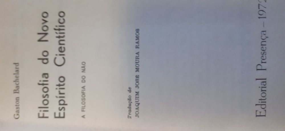 Gaston Bachelard. Filosofia do novo espírito científico