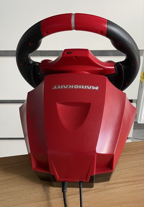 Ігрове кермо з педалями HORI Mario Kart Racing Wheel Pro Deluxe для Nintendo Switch / PC (NSW-228U)