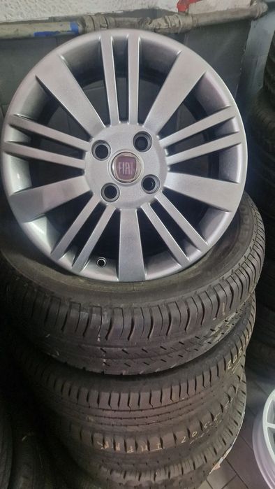 JANTES 15 ORIGINAIS FIAT GRAND PUNTO ANTRACITE(REPARADAS IGUAL NOVAS)