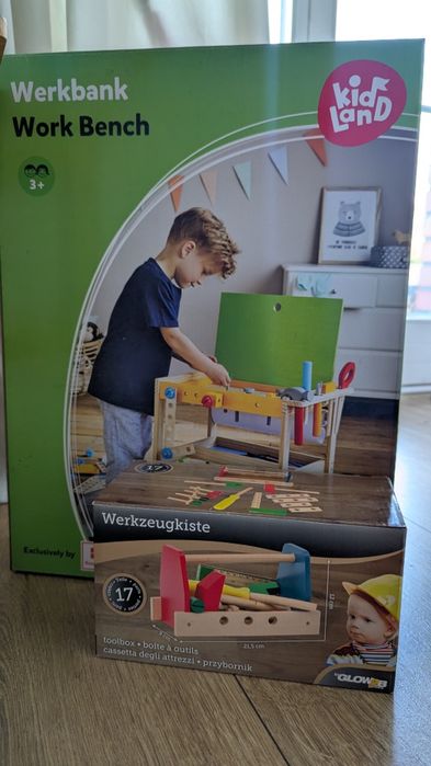 Drewniany warsztat dla dzieci