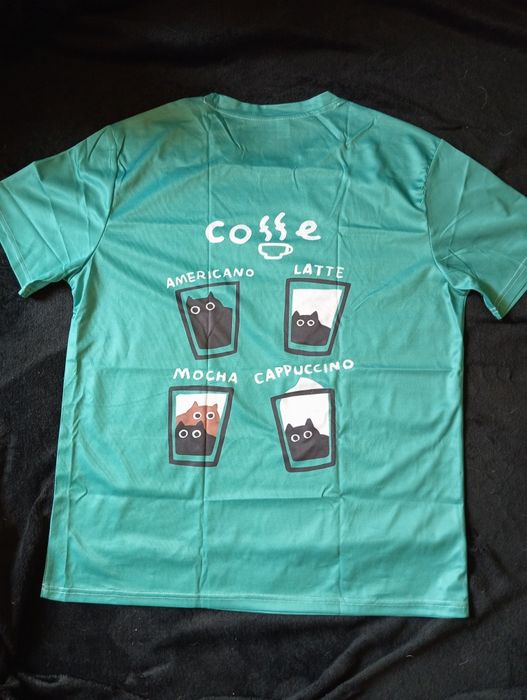 T-shirt dla miłośników  kawy unisex