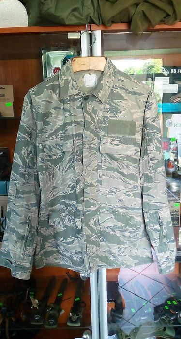 Bluza US Air Force Coat Airman`s Battle USAF Tiger Stripe r M-R
