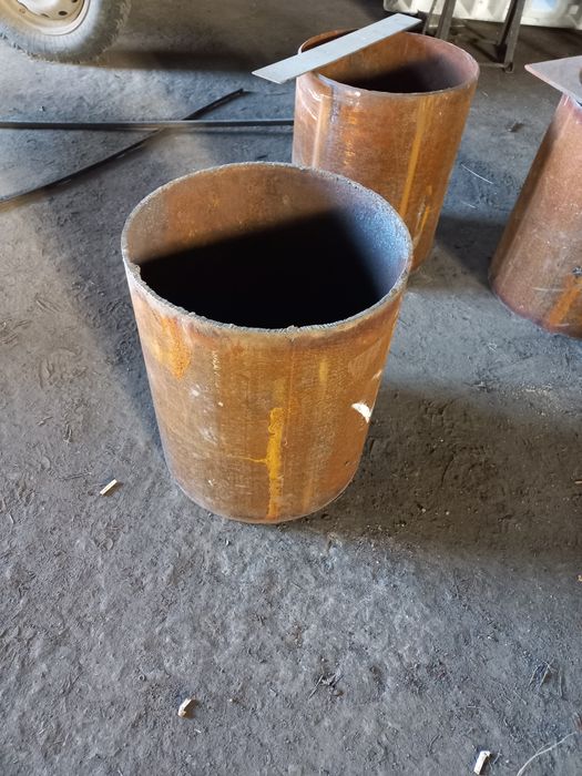 Труба.Заготовка на буржуйку товстостенна.