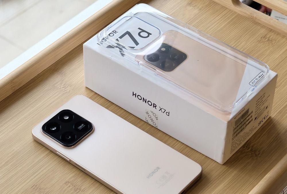 Honor X7d 8/256 gb 6500 mah аккумулятор цвет black, ocean cyan