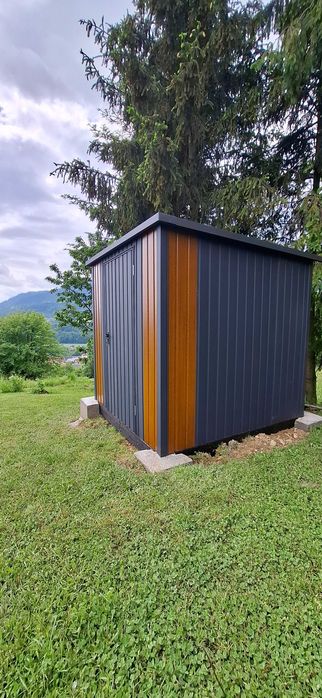 NOWY Domek narzędziowy 2x2 m | Garaż blaszany, szopa ogrodowa, schowek