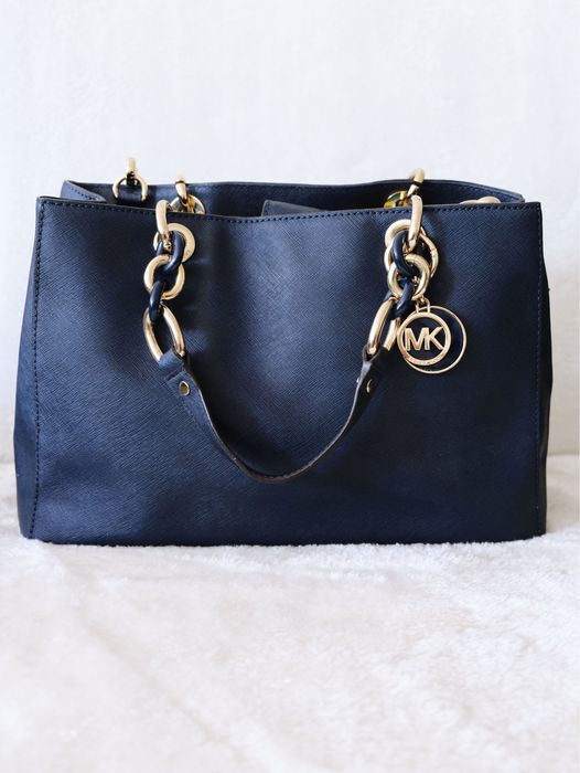 Mala Michael Kors Original Navy Blue