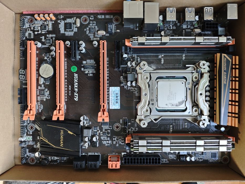 Huanan x79+32 ОЗУ+xeon 2680v2 + охлаждение