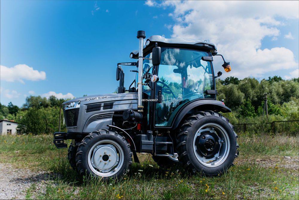 Трактор Скаут TE-504C A/C*50к.с*Кондиционер*БезкоштовнО Їдемо до ТЕБЕ!