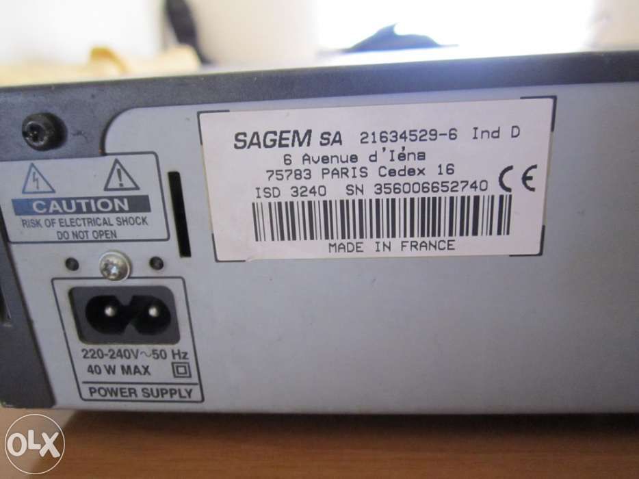 Receptor TV cabo satelite sagem