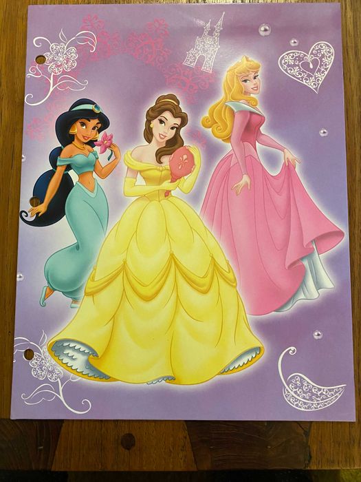 pasta princesa para a escola