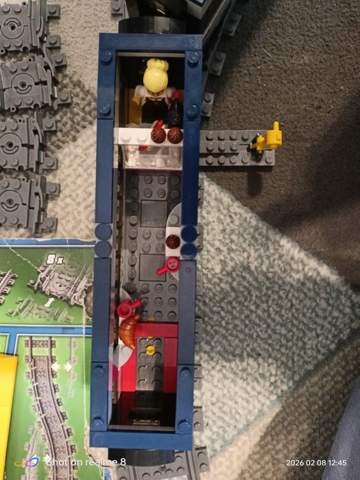 Lego City Pociąg 60197 + Zwrotnice 60238 + Tory