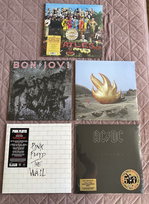 AC/DC — Back in Black Gold Vinyl, нова платівка