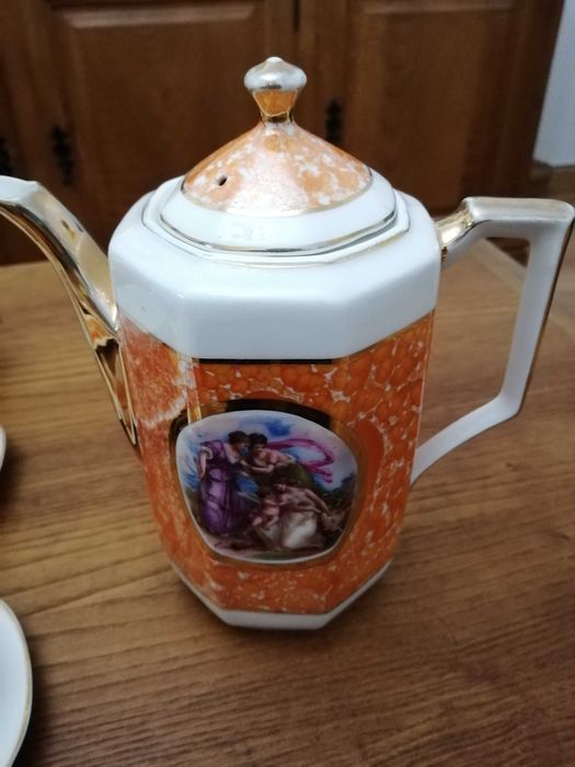 Serviço de café antigo da Vista Alegre de 1920