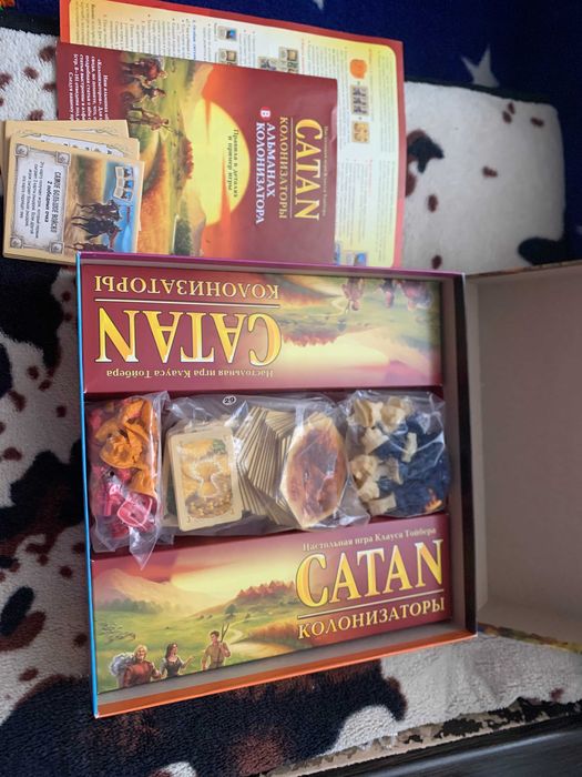 Настільна гра catan/колонізатори/колонизаторы (рос. мовою)