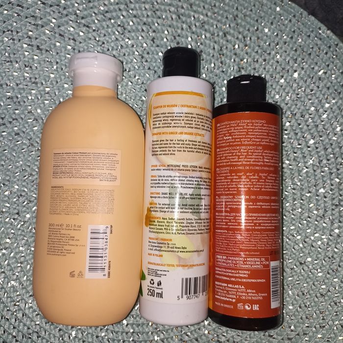 Zestaw: szampony *3szt, cena za całość