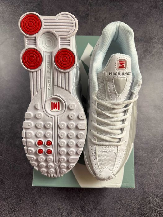 ‼️Кросівки Nike Shox R4 White Silver