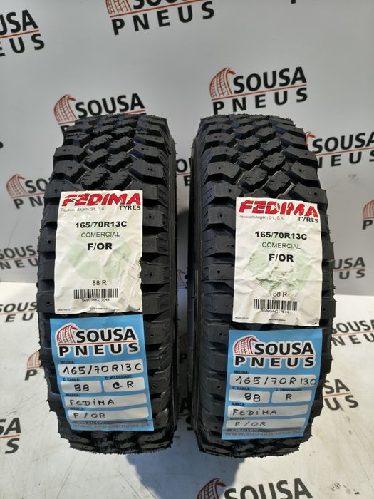 2 pneus Nortenha 165-70R13C  Oferta dos Portes