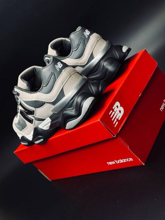 Чоловічі кросівки New Balance 9060 натуральна шкіра/Красовки нюбеланс