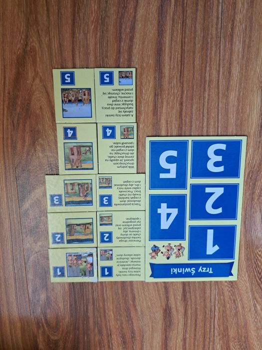 Bajkowa gra z loteryjką i grą pamięciowa