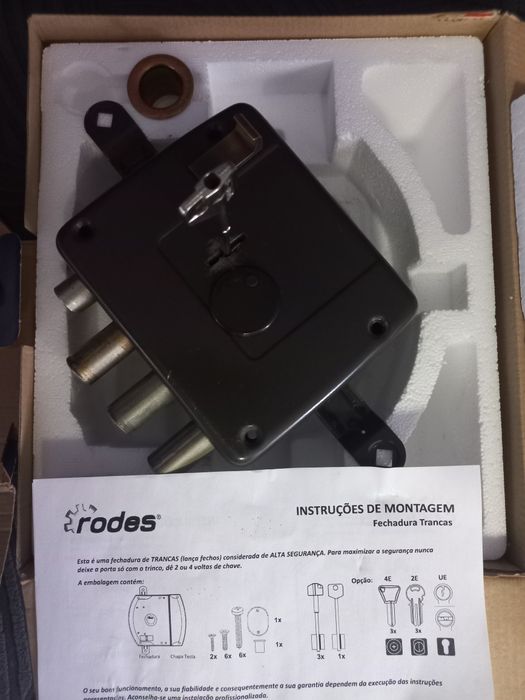 Fechadura de segurança de sobrepor da marca Rodes