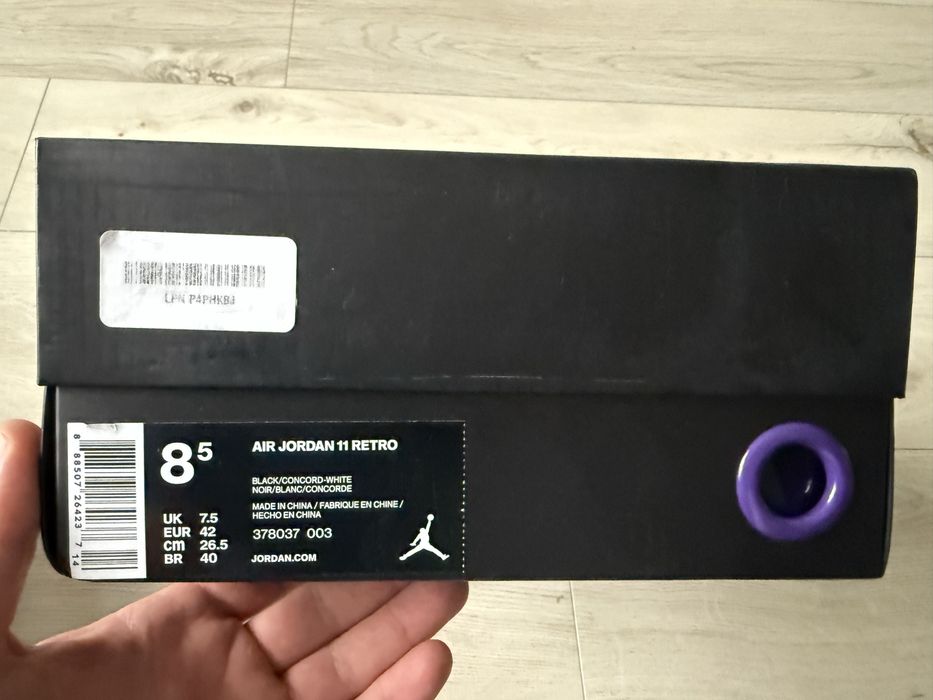 Кросівки баскетбольні Air Jordan 11 “Space Jam” Dark Concord-White