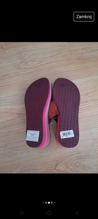 Klapki japonki na koturnie 36/37 Havaianas