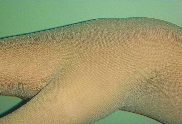 Pończochy, długie rękawiczki nylonowe