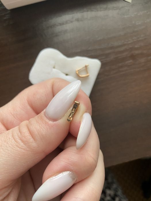 Золоті дитячі сережки для найменших