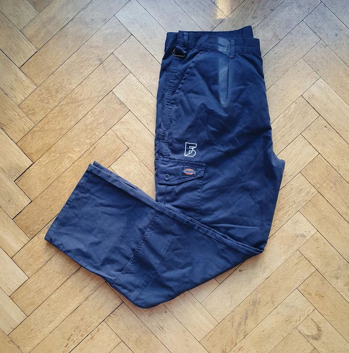 Spodnie dickies granatowe cargo bojówki