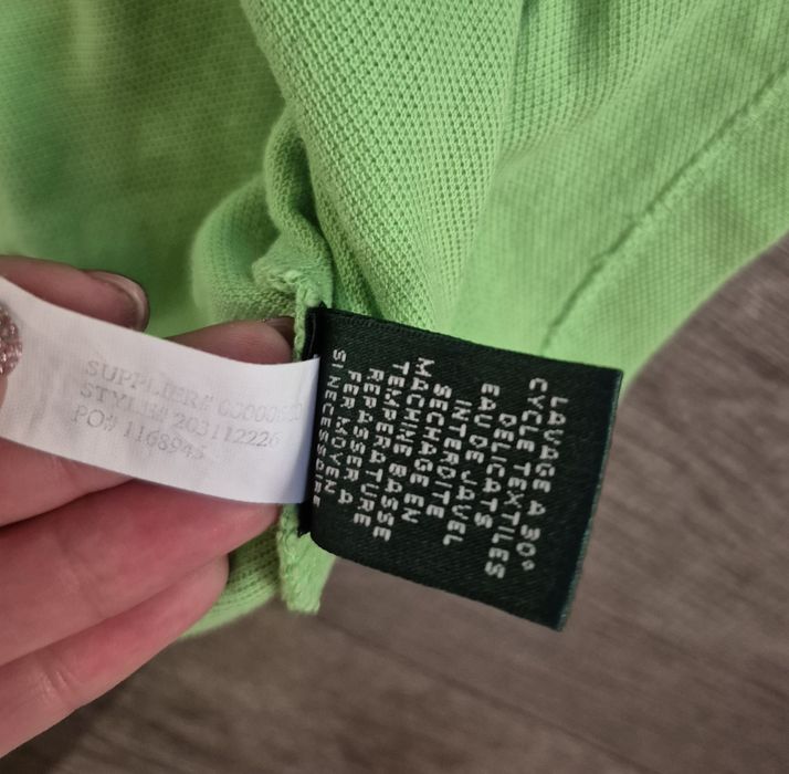 Салатове поло ralph lauren розмір xl