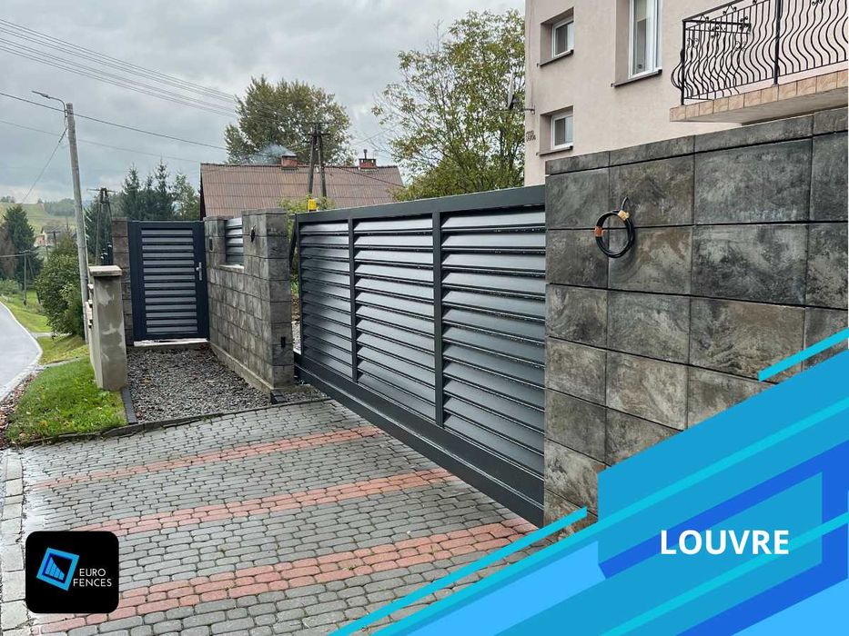 Ogrodzenie żaluzjowe Aluminium - Polski producent Euro Fences - Louvre