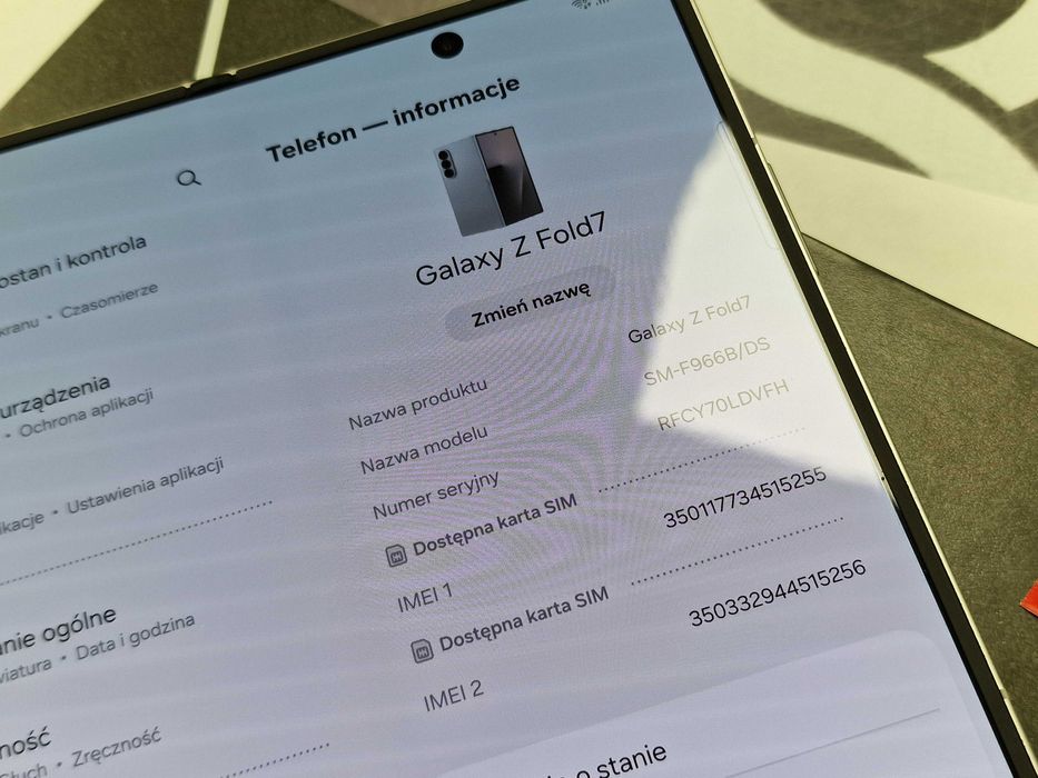 Samsung Galaxy Z Fold7/ 12GB/ 512GB/ Silver Shadow/ Grade A/ 13.09.25