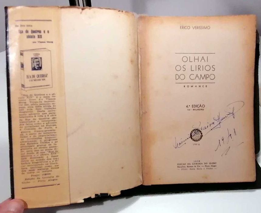 Olhai os Lírios do Campo, de Erico Veríssimo (1938)