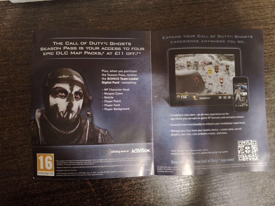 Продам диск на пс 3 Call of Duty Ghost
