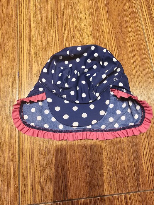 Czapka na basen ochraniajaca kark i uszy