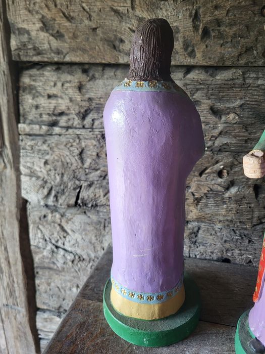 Ceramiczna figurka Święta Agata sygnowana