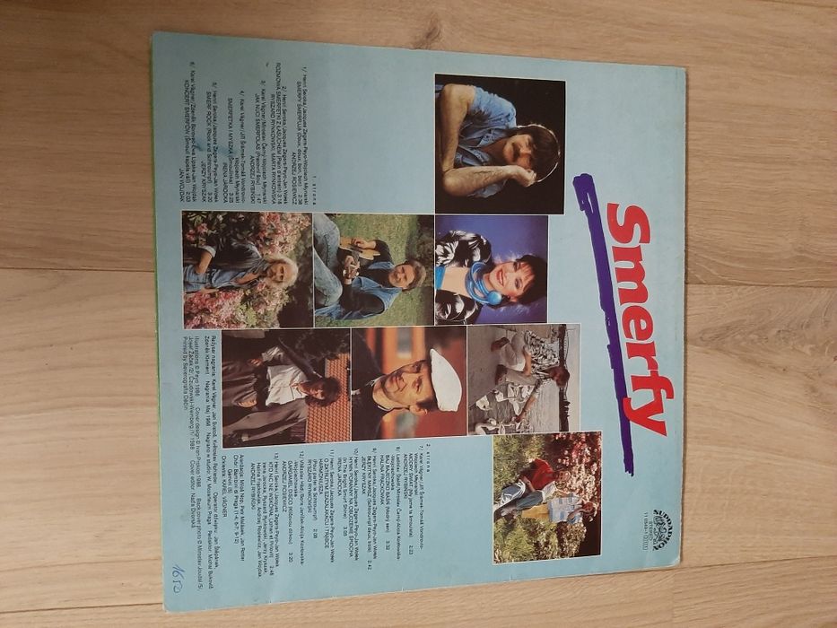 Smerfy piosenki polskich artystów płyta winylowa