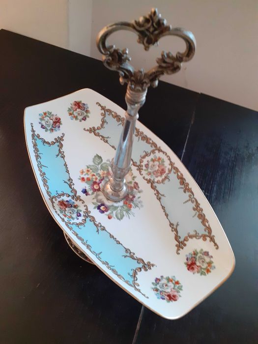 Fruteira Limoges pintada à mão423055395810201605