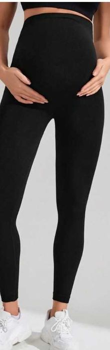 Leggings desportivas de suporte de barriga para maternidade