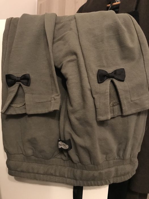 By Oh la la S/M 36/38 piękny komplet bluza+spodnie z mnóstwem kokard
