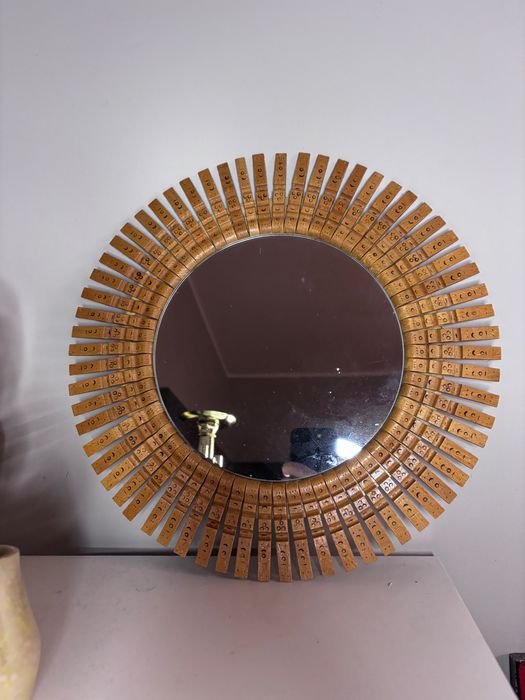 Lustro słońce retro prl