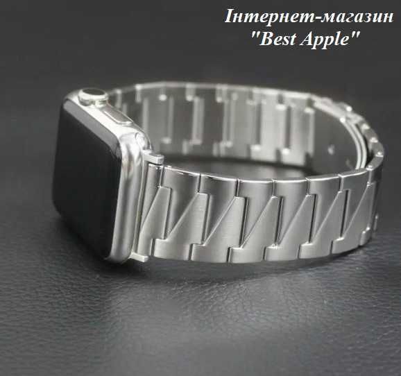 Сталевий блочний браслет, Link Stainless Steel Sawtooth для AppleWatch