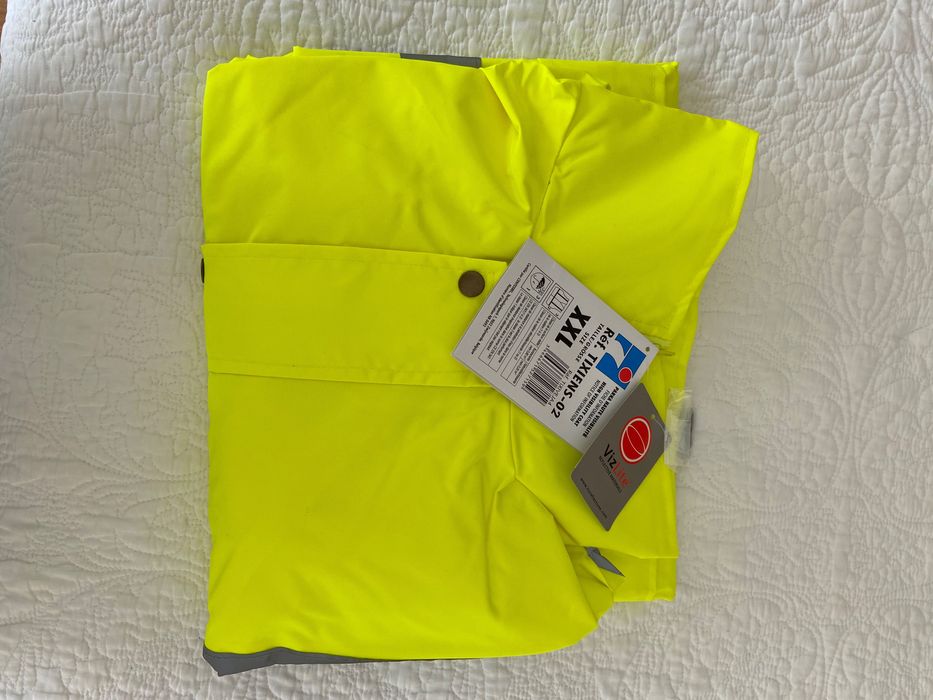 Parka impermeável de alta visibilidade