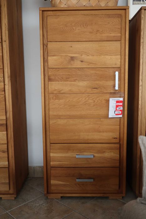 Komoda pojedyncza – dąb olejowany, lite drewno